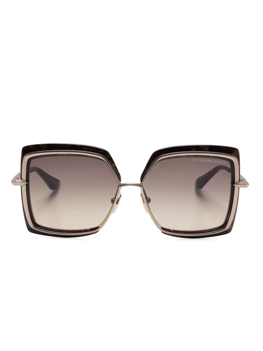 oversize-frame sunglasses - 1