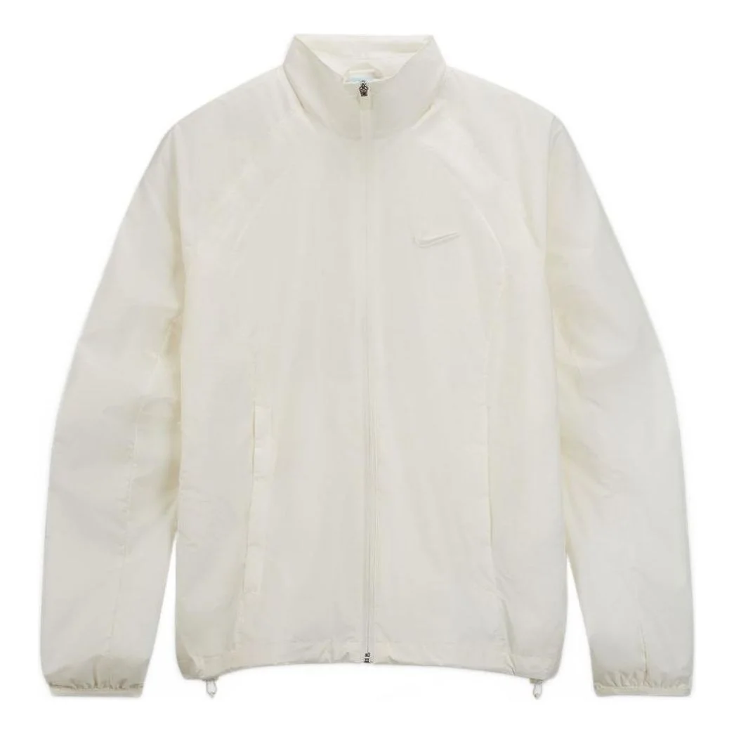 Nike x NOCTA Drake Solid Color Zipper Stand Collar Jacket 'White' DM7295-133 - 1