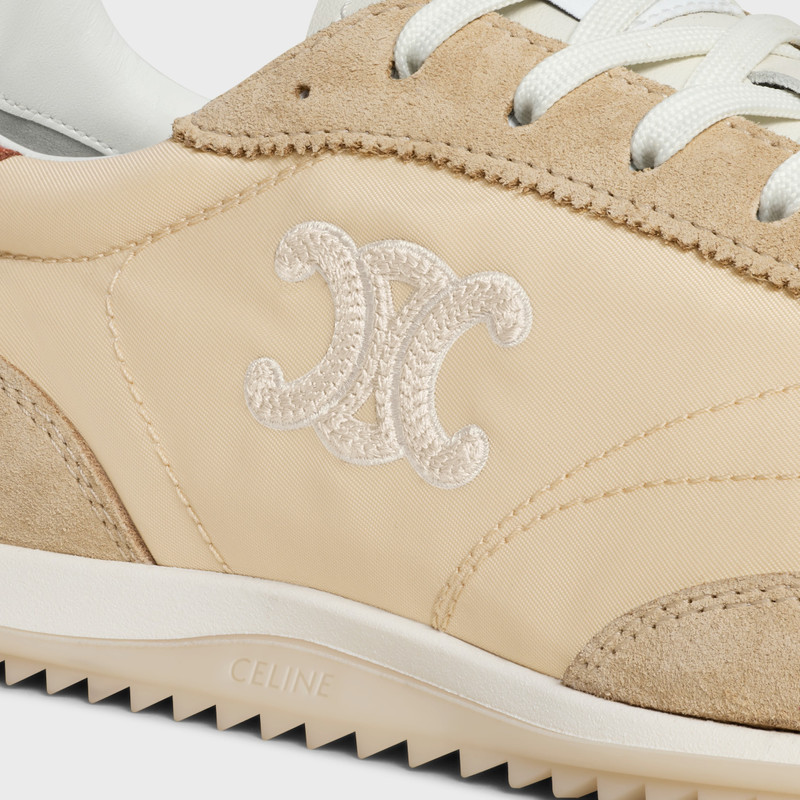 CELINE RACER - LOW TOP SNEAKER IN NYLON, SUEDE CALFSKIN AND CALFSKIN 5