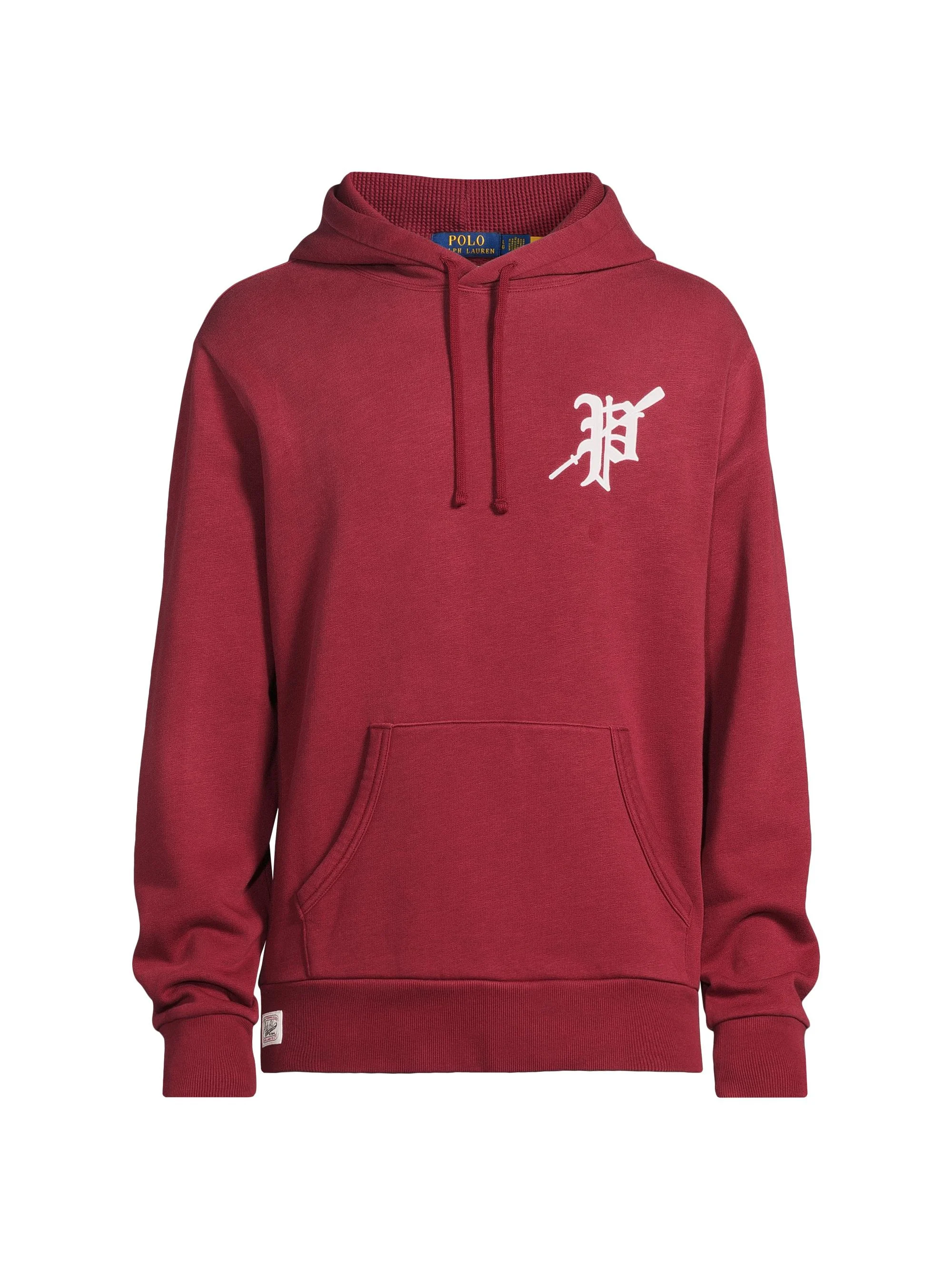Men's Vintage Rowing Fleece Hoodie - Red Carpet - 1