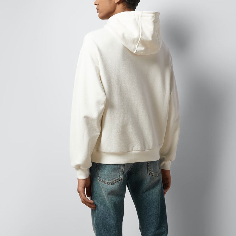 Gucci Cotton Jersey Hooded Sweatshirt 'Off White' 770839-XJGA2-9314 - 3
