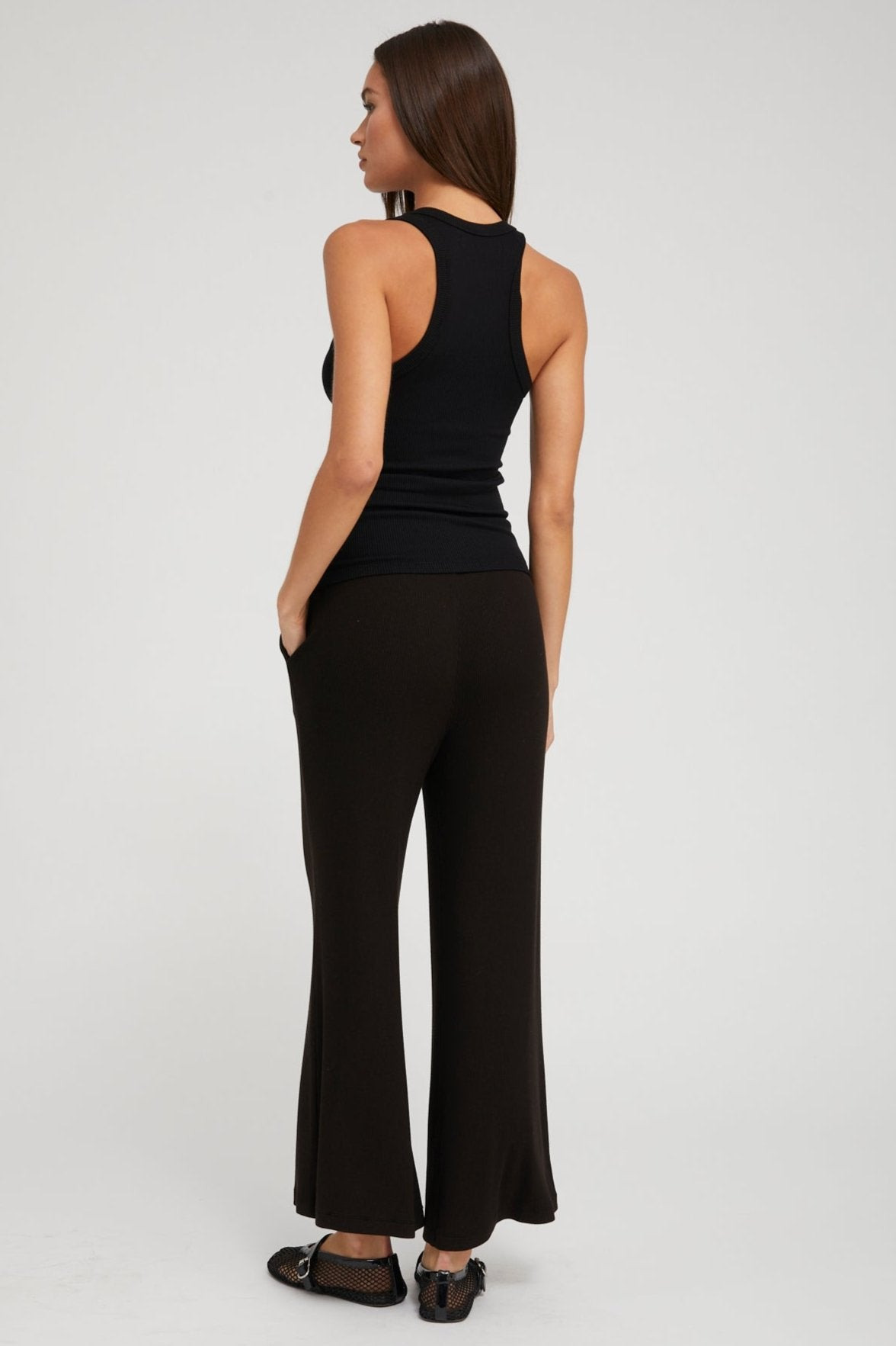 BLACK RIB CULOTTE - 5