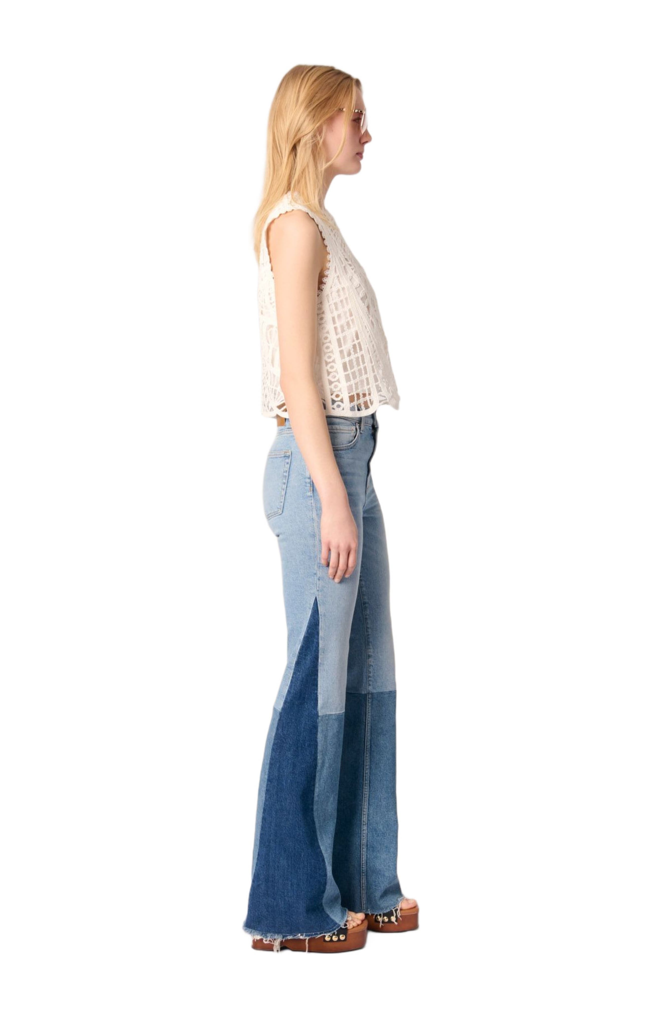 maje Crochet-knit top in White at Nordstrom - 2
