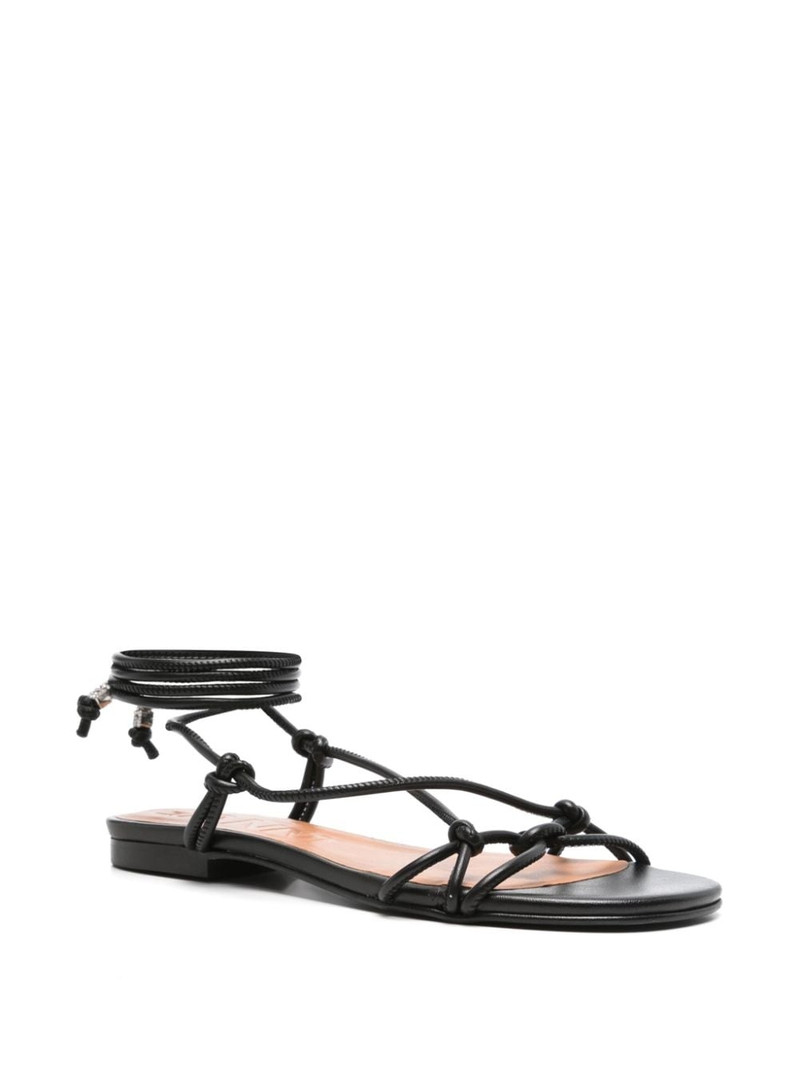 GANNI knotted sandals outlook