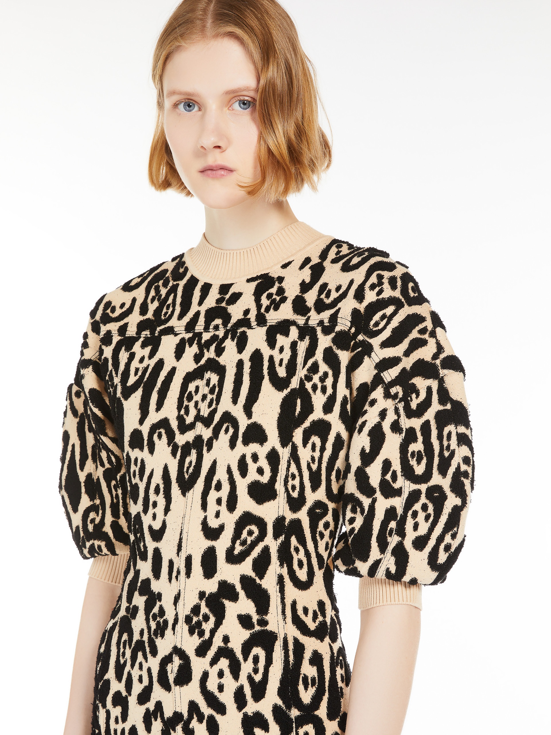 DOLMEN Animal-print terry dress - 5