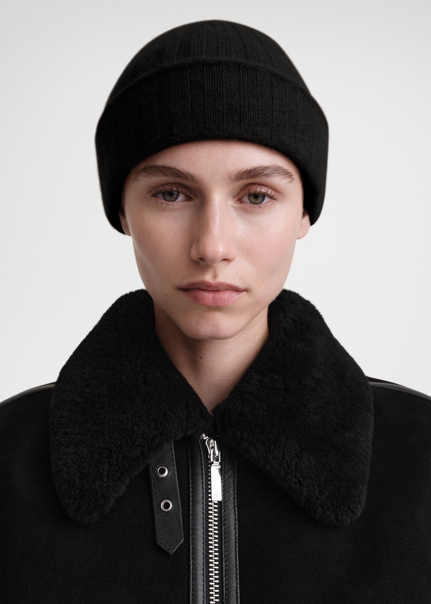 Cashmere beanie black - 2