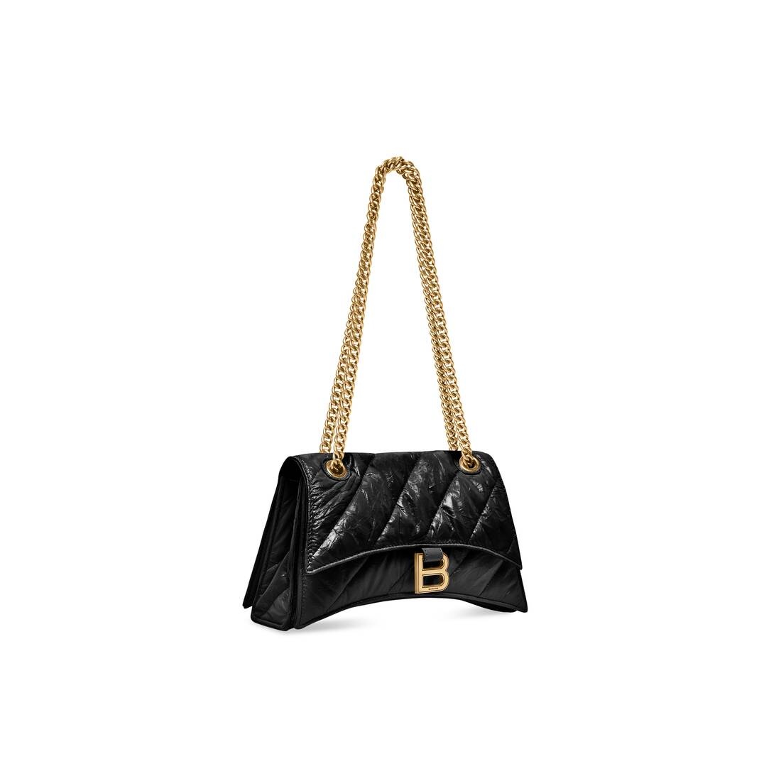 Women's Crush Small Chain Bag Quilted  in Black - 4