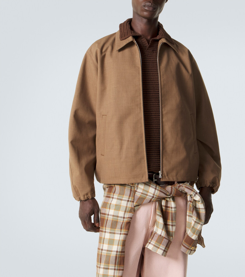 AURALEE Wool blouson jacket outlook