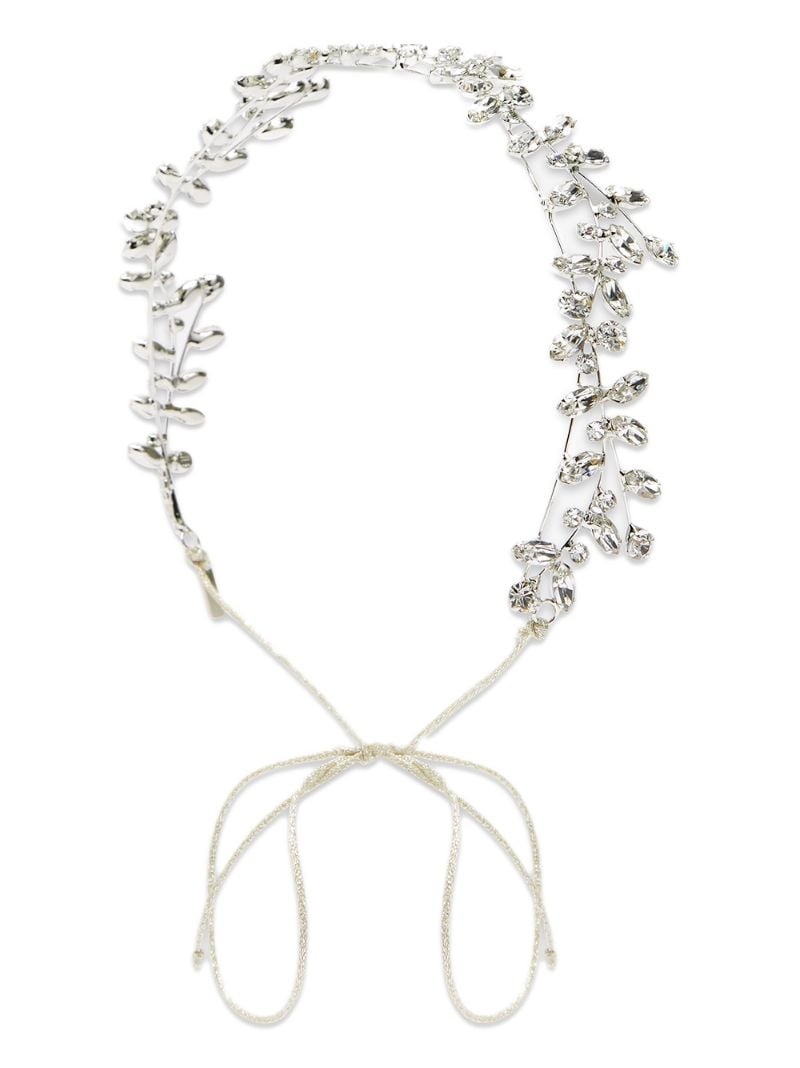 crystal-embellished headband - 1