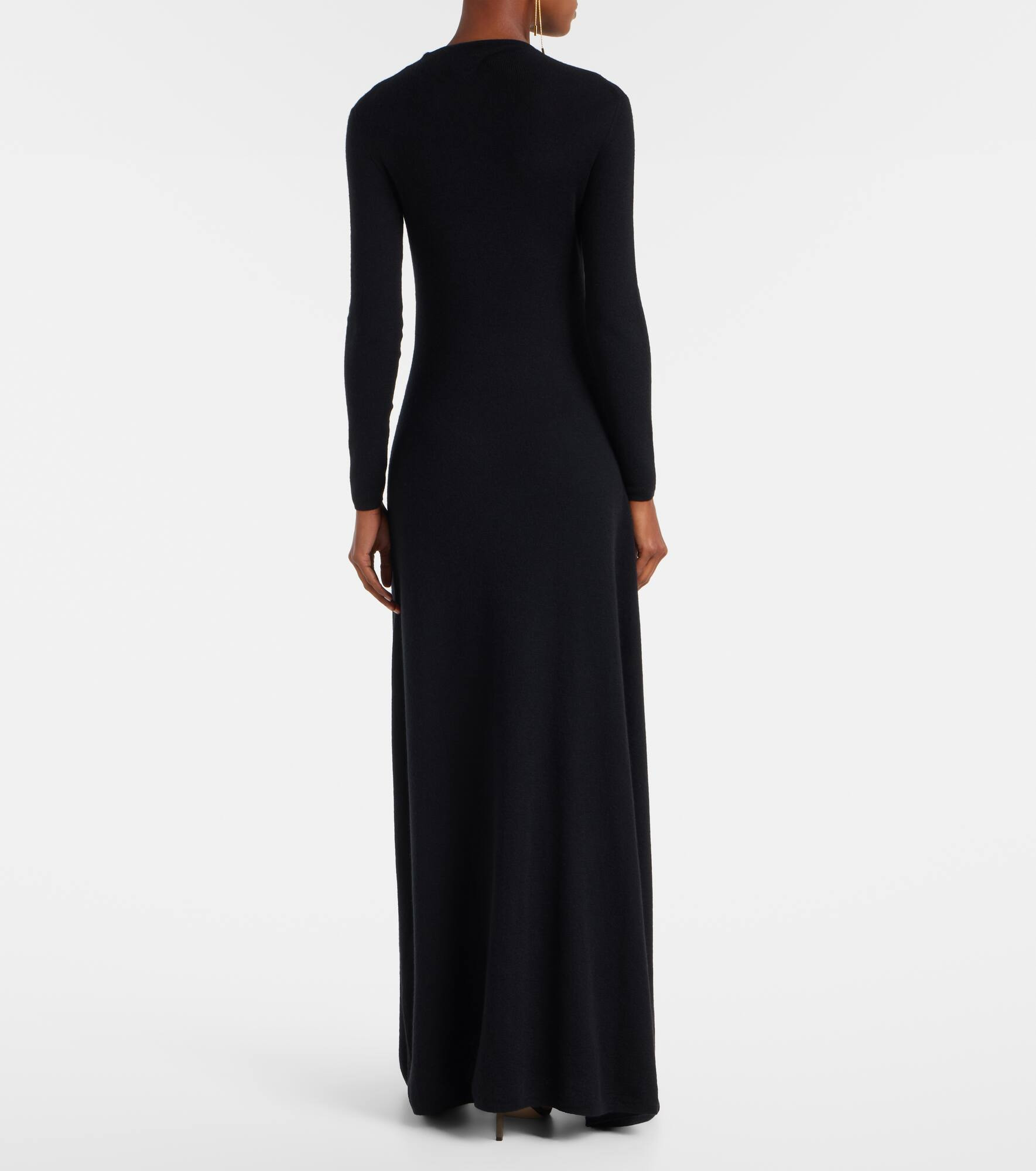 Cashmere and silk-blend maxi dress - 3