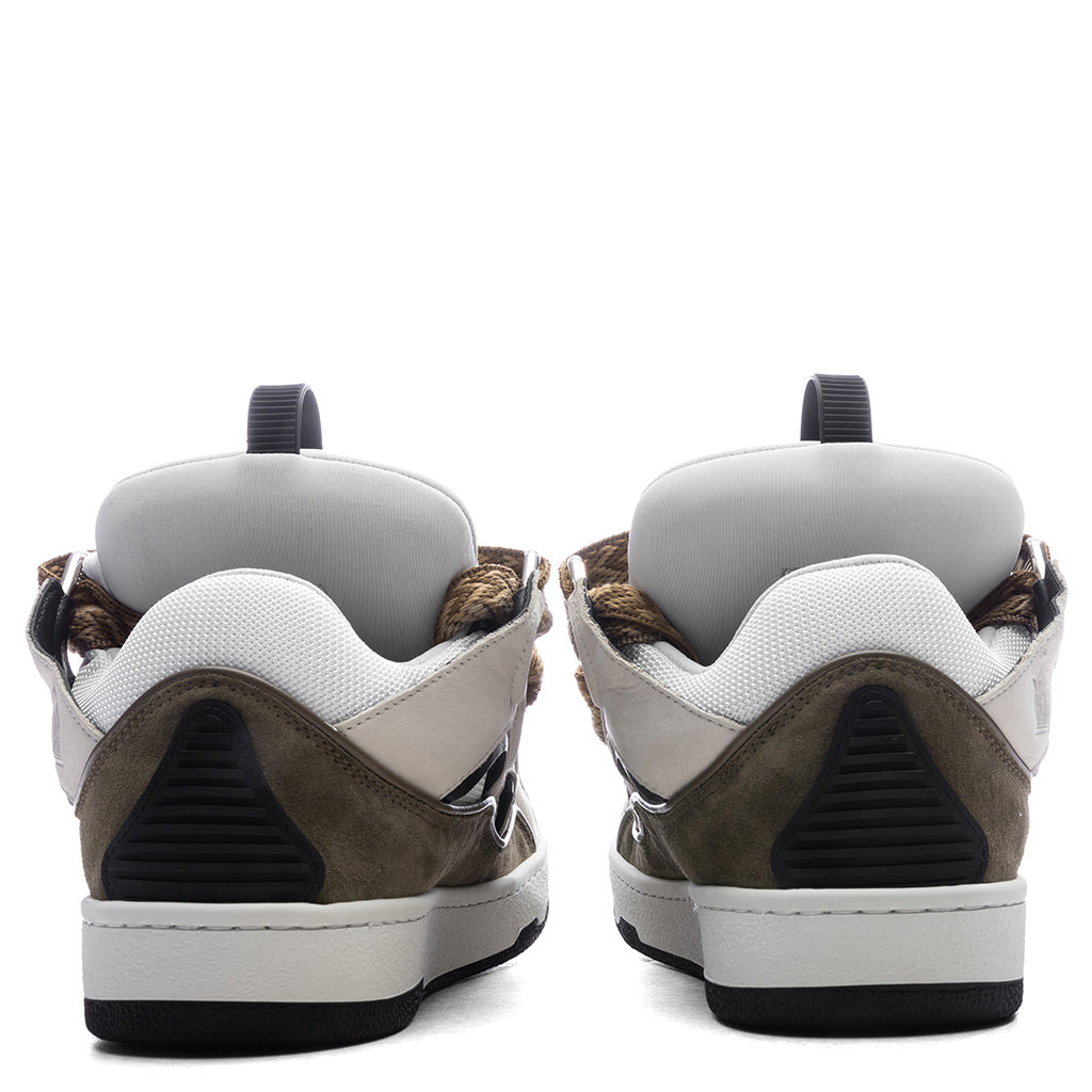 CURB SNEAKERS - WHITE/KHAKI - 4