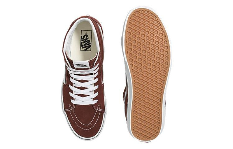 (WMNS) Vans Sk8 Hi Color Theory 'Brown' VN0007NS7YO - 4