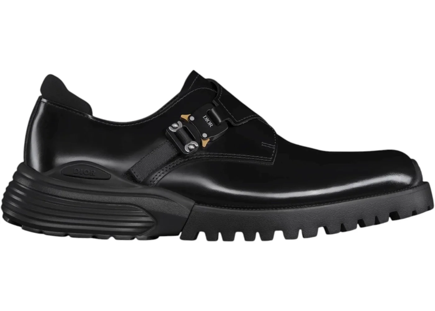 Dior Scarpa Derby Monk Combat Black - 1