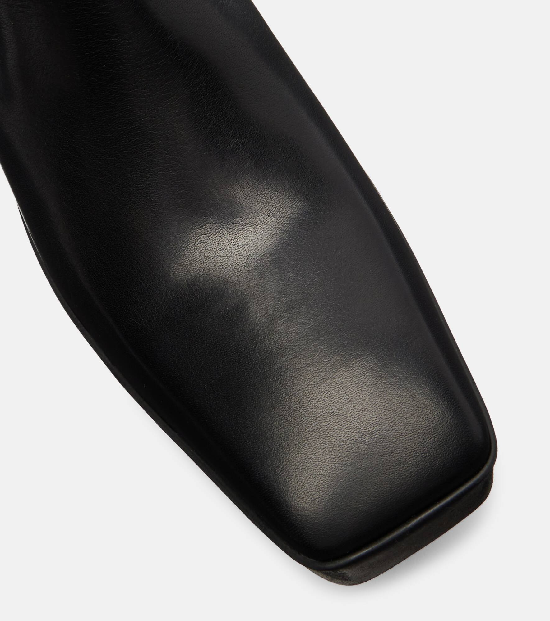 Beatle leather platform ankle boots - 5