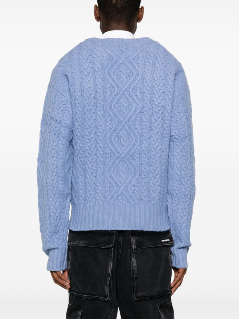 cable-knit merino jumper 5