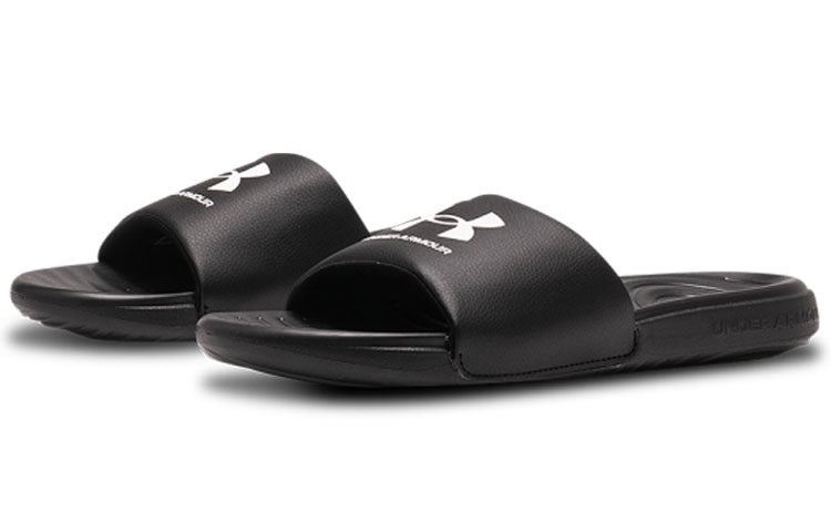 Under Armour Ansa Fixed Slide 'Black White' 3023761-004 - 4