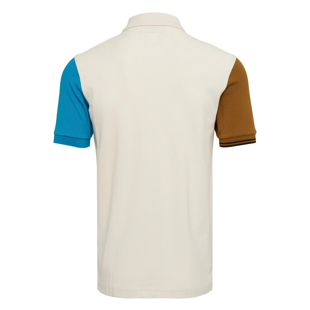 CDG SHIRT x FRED PERRY Color-Block Polo Shirt - 2