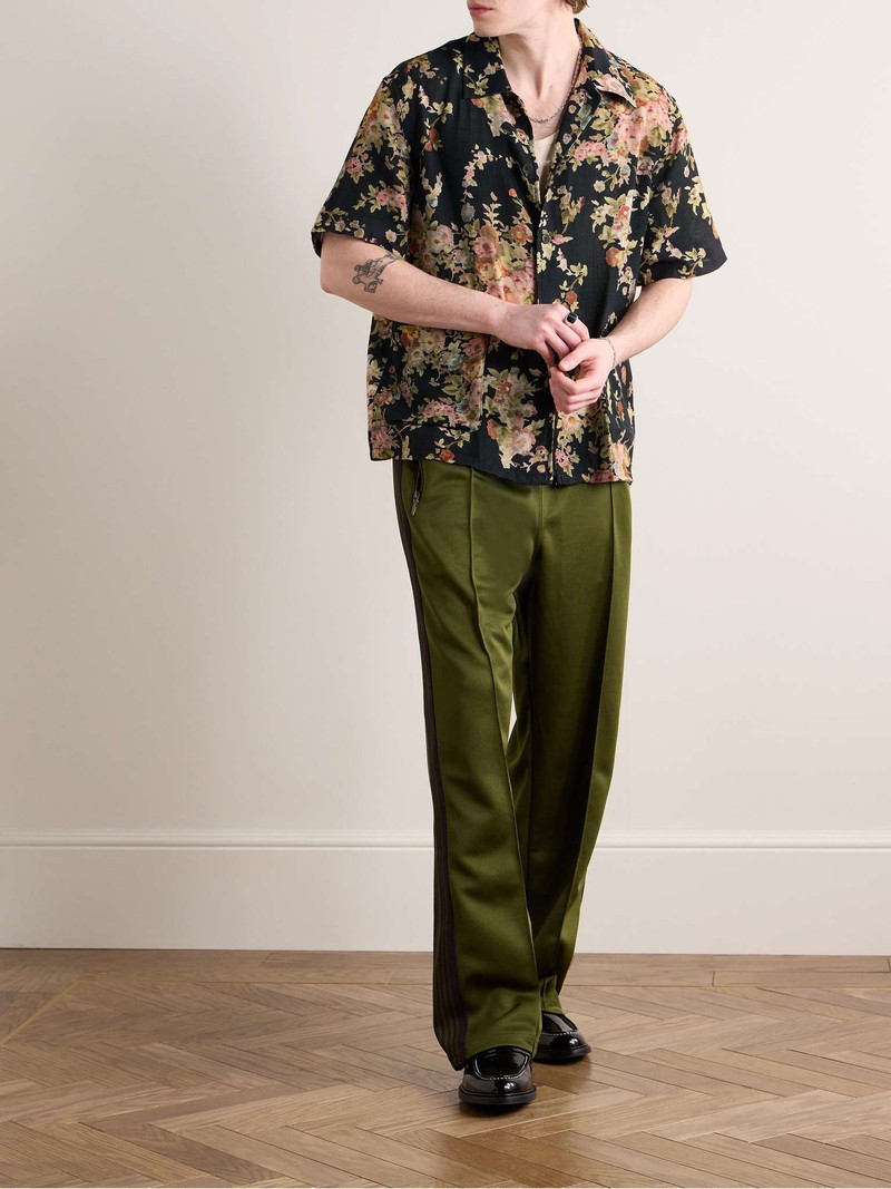 Our Legacy Elder Camp-Collar Floral-Print Cotton Shirt outlook