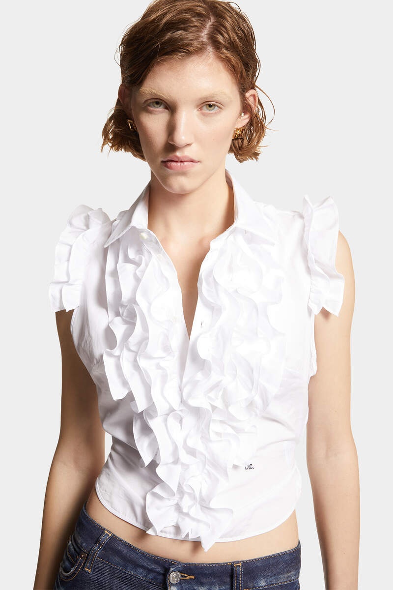 SUPER RUFFLED BLOUSE - 3