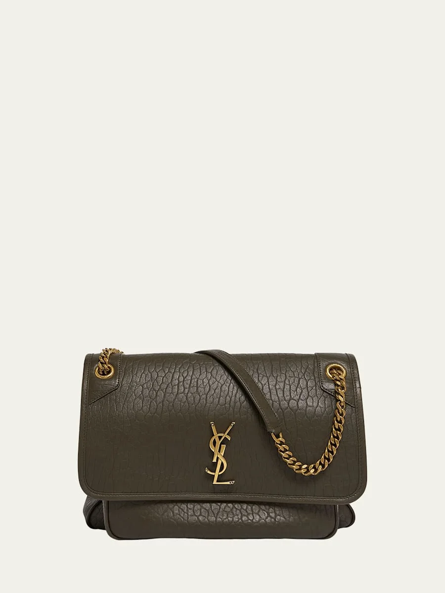 Niki Large YSL Crossbody Bag in Lambskin Leather - 1