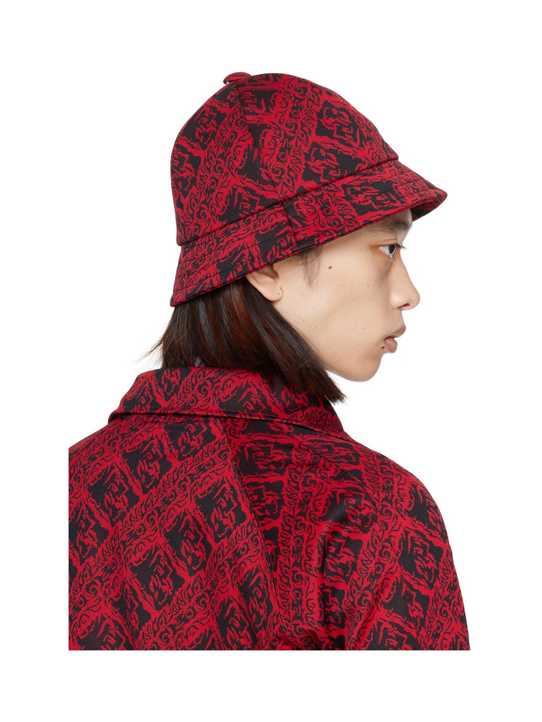 Red Bermuda Bucket Hat - 3
