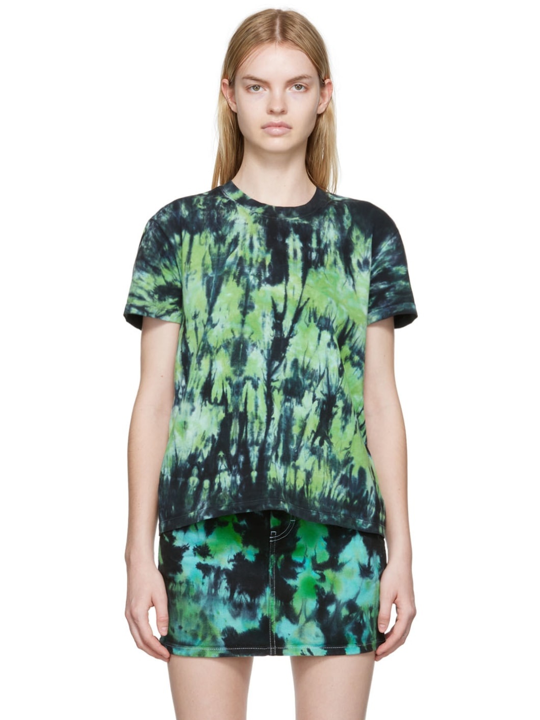 Green Cotton T-Shirt - 1