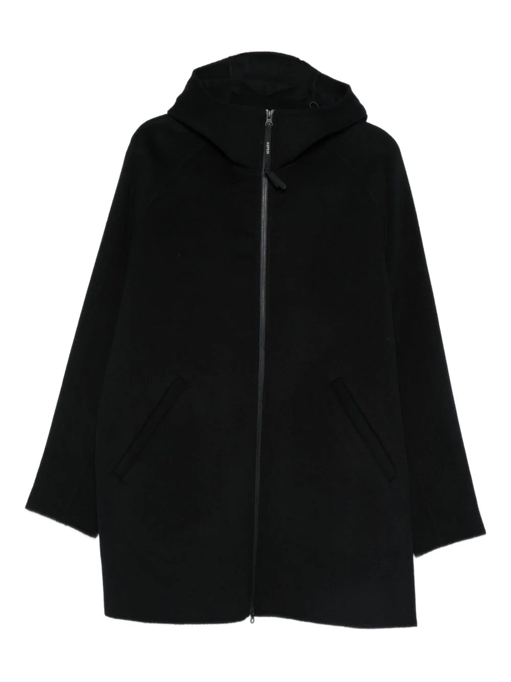 hooded long-sleev coat - 1