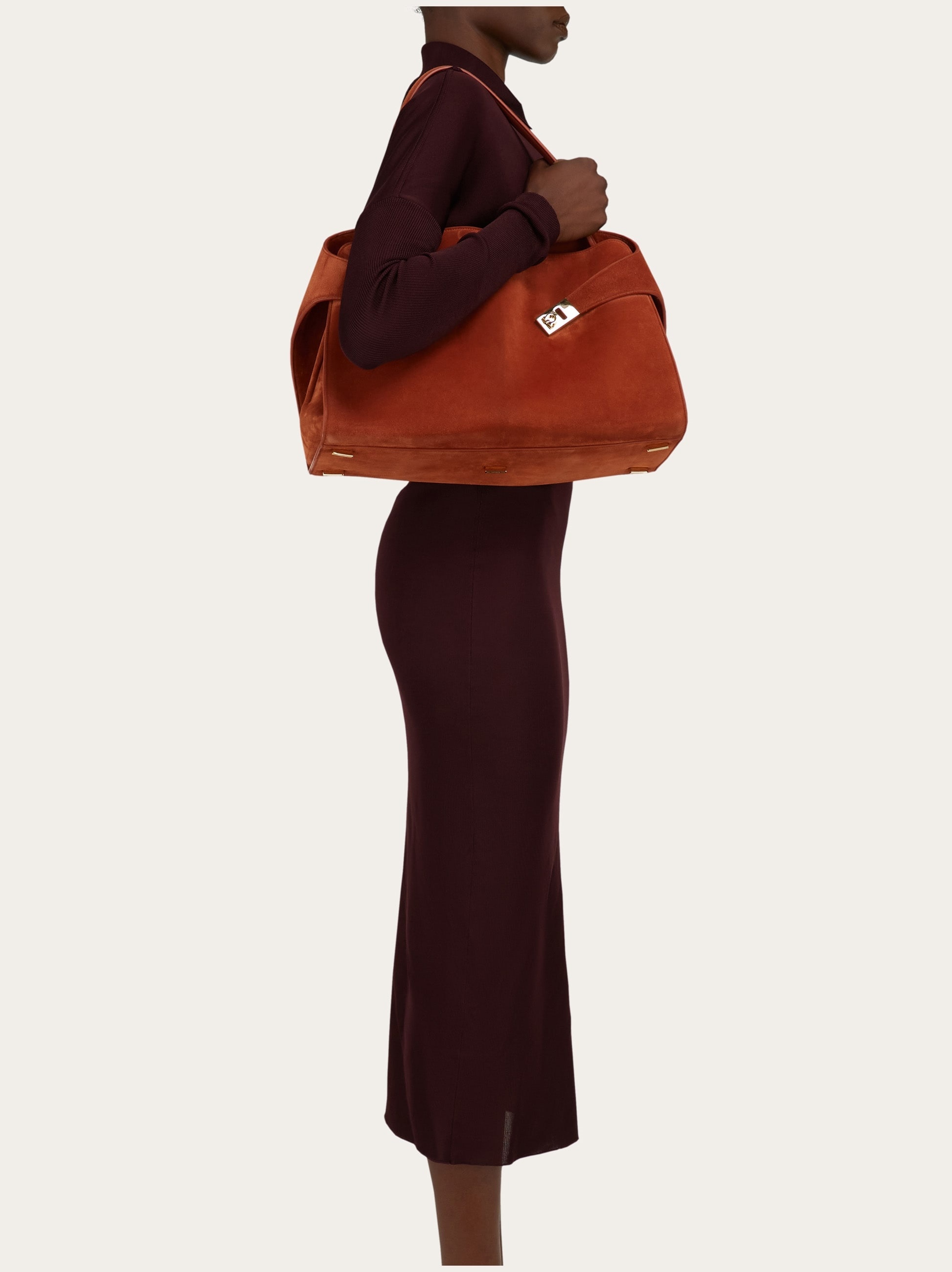 Hug soft bicolor shoulder bag (L) - 3