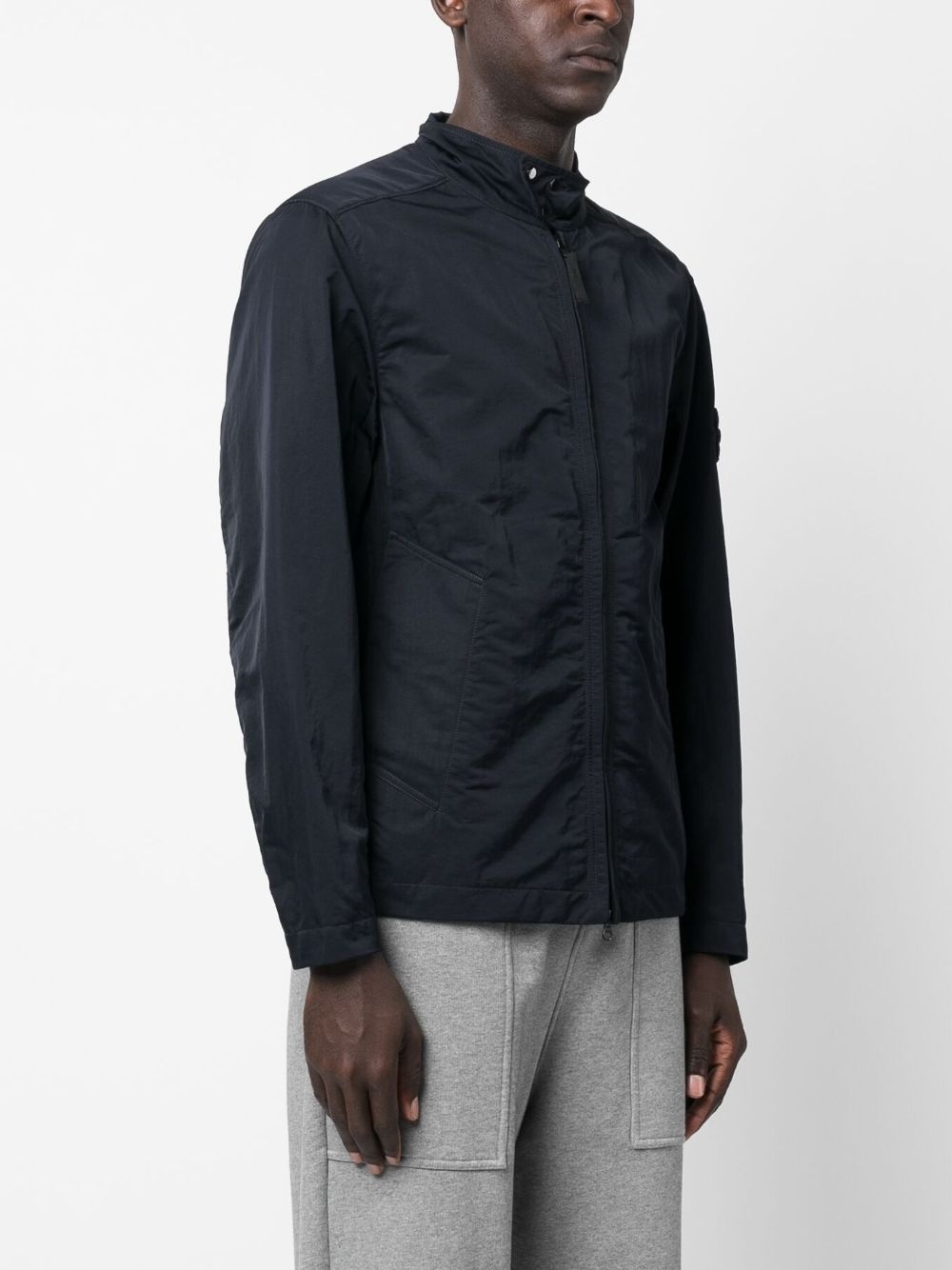 Compass-patch long-sleeved jacket - 3