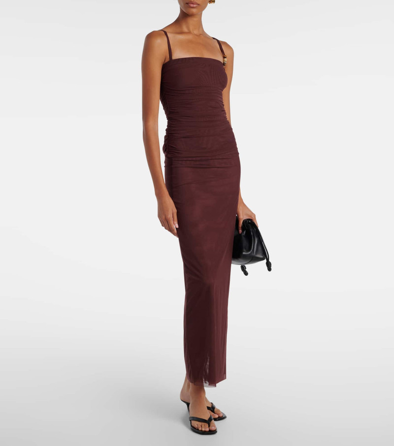 SIR. High-rise jersey midi skirt outlook