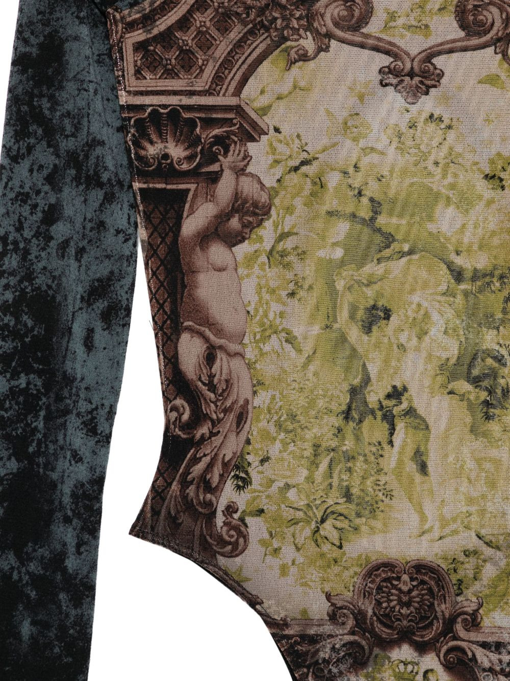 high-neck print bodysuit - 3