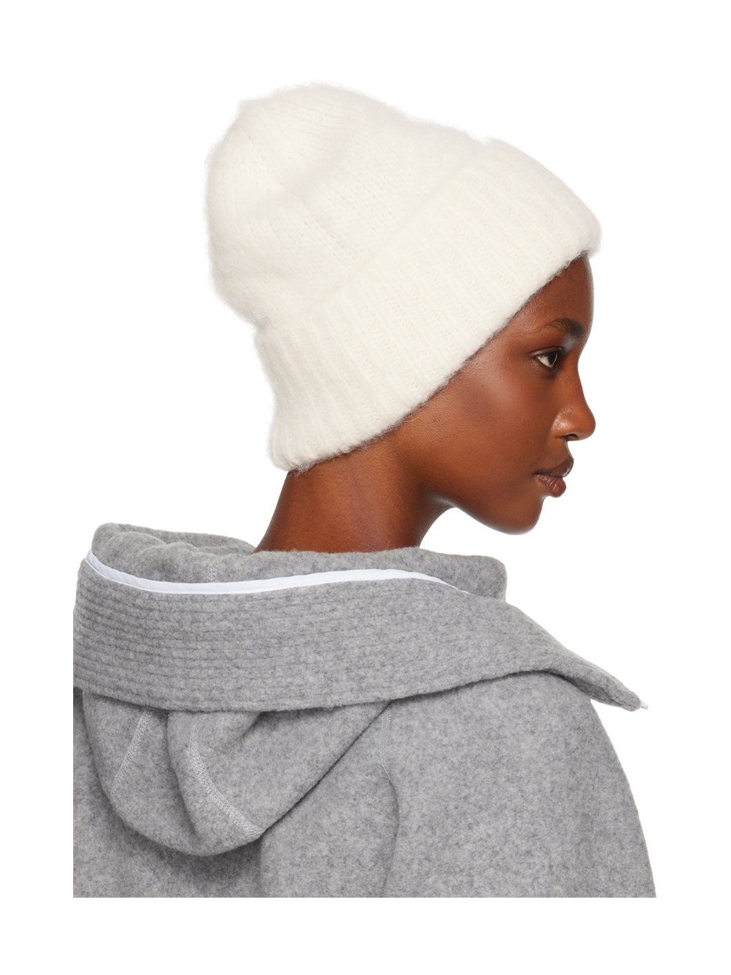 Off-White Alpaca Beanie - 3