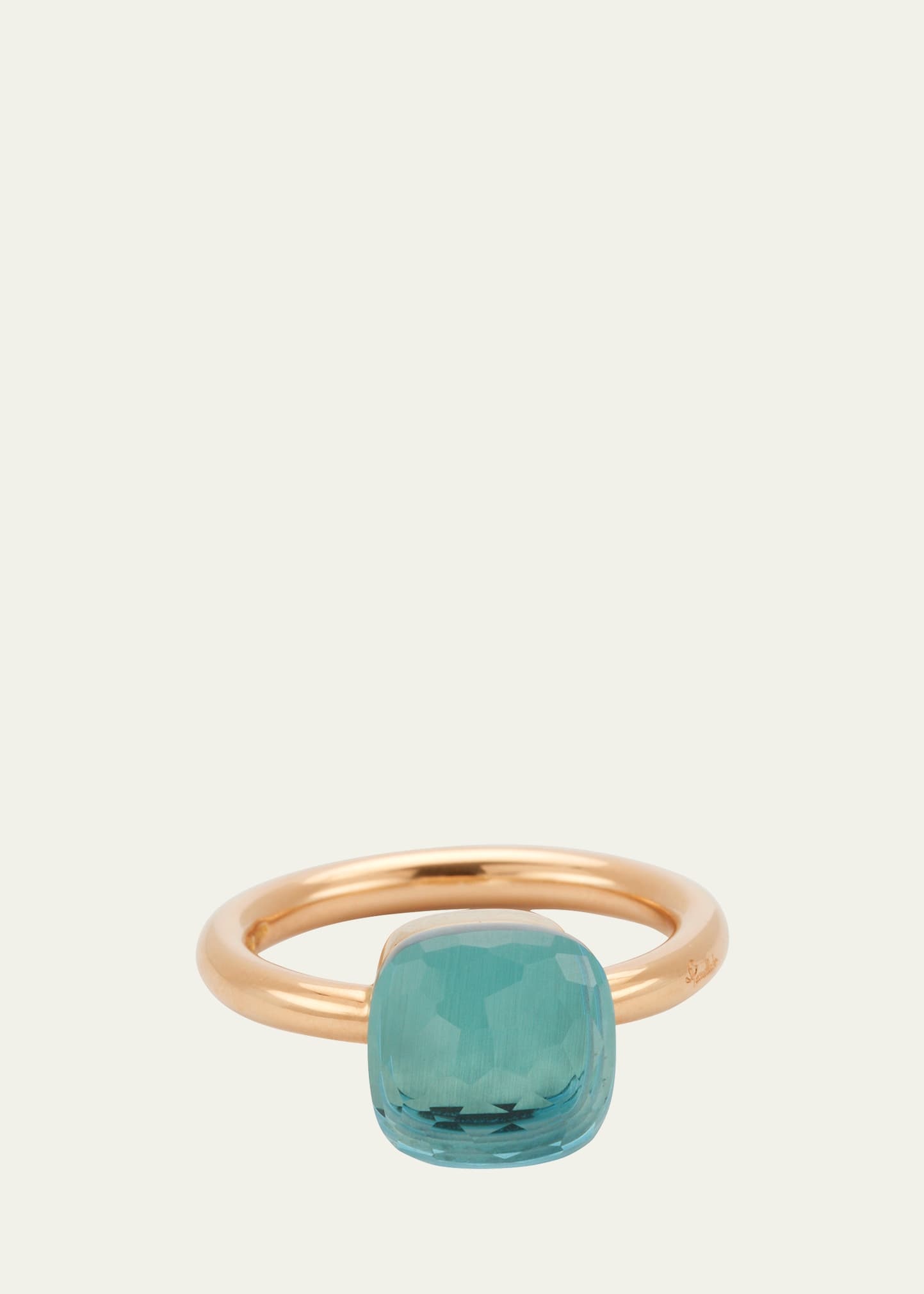 Nudo Classic 18k Gold Ring with Blue Topaz - 1