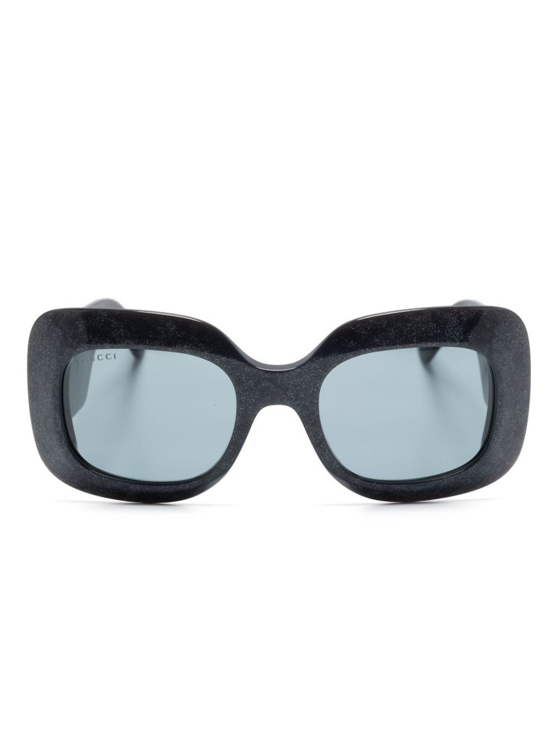 oversize-frame sunglasses 1