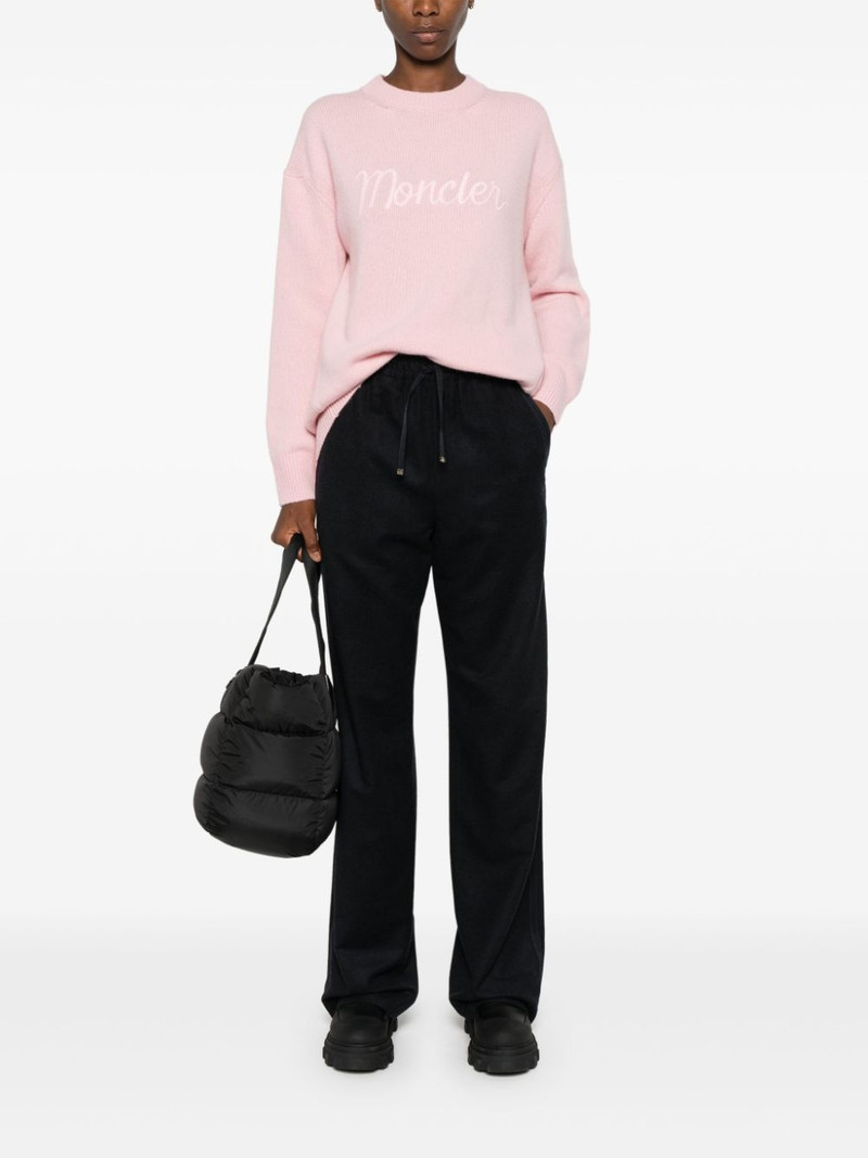 Moncler logo-embroidered jumper outlook