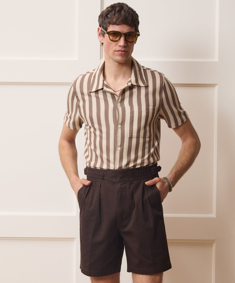 TODD SNYDER Linen-Cotton Knit Shirt outlook