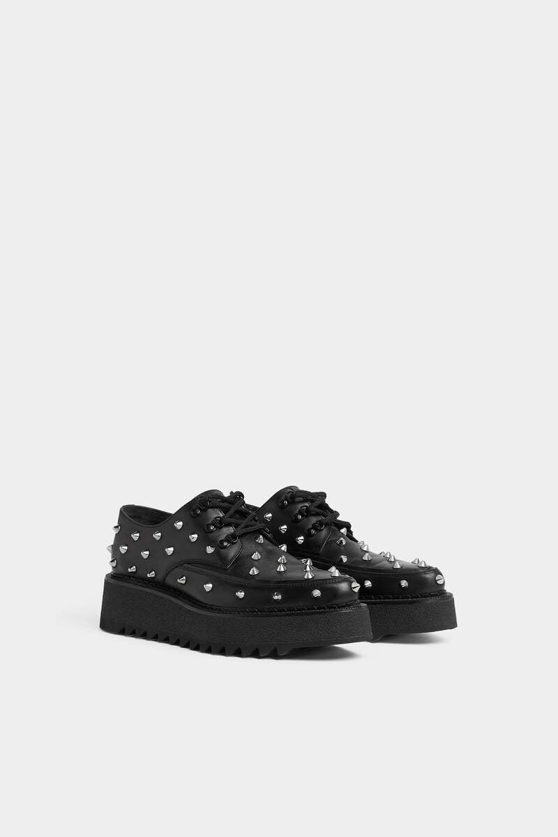 DSQUARED2 ALLOVER STUDS DERBY SHOES outlook
