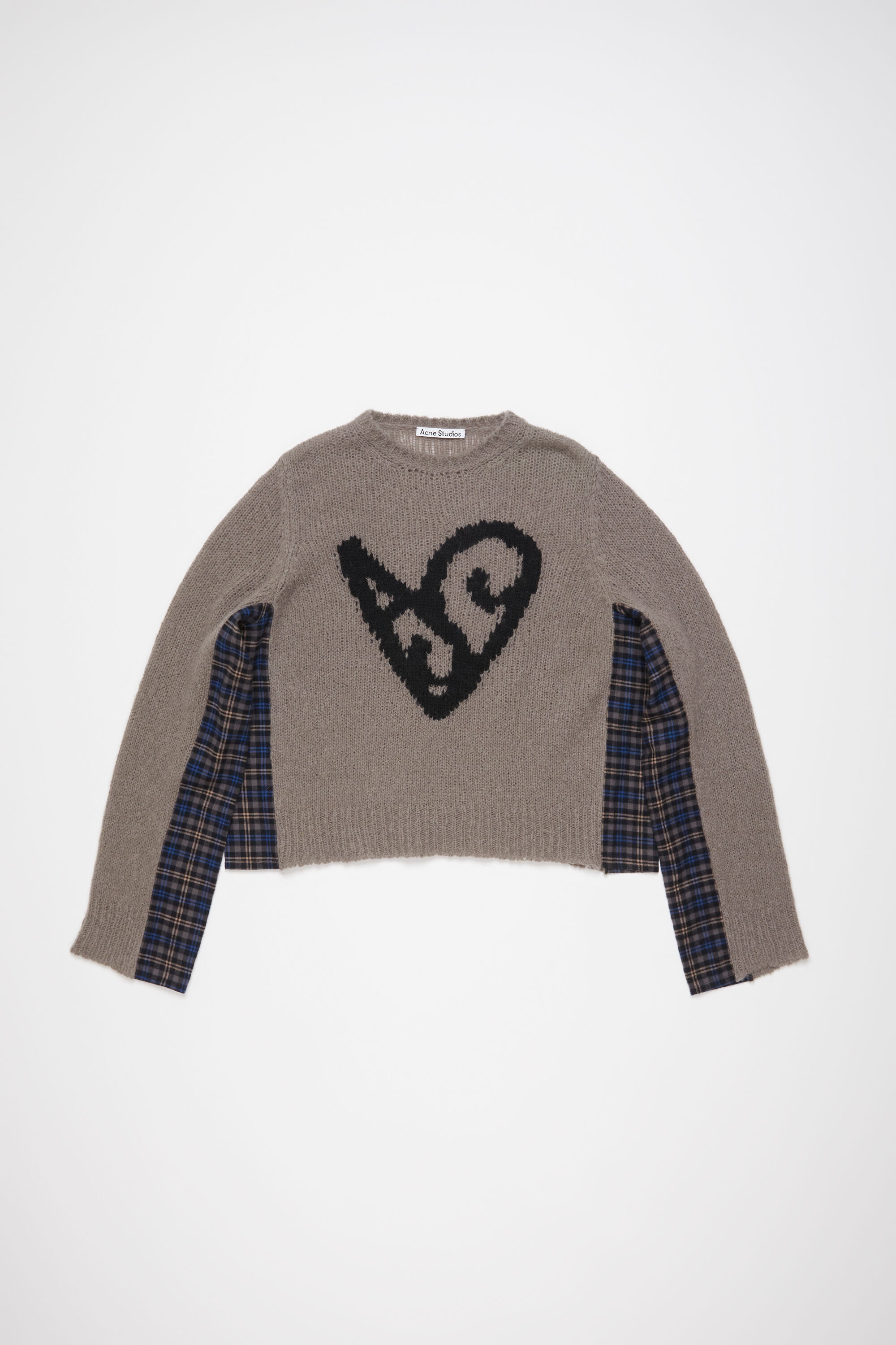 Deconstructed jumper - Taupe grey - 1