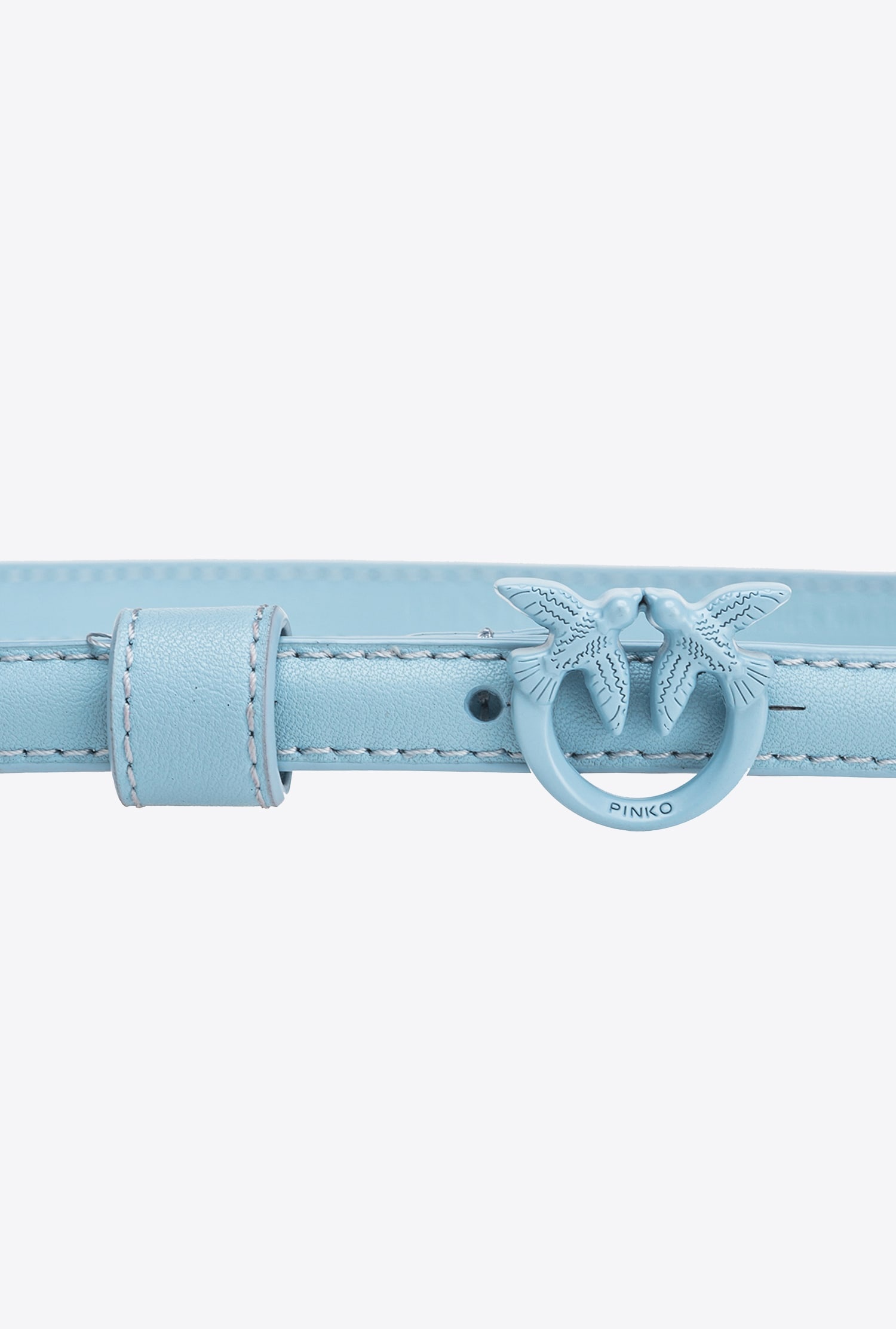 SUPER-THIN COLOUR-BLOCK LOVE BIRDS BELT 1CM - 2
