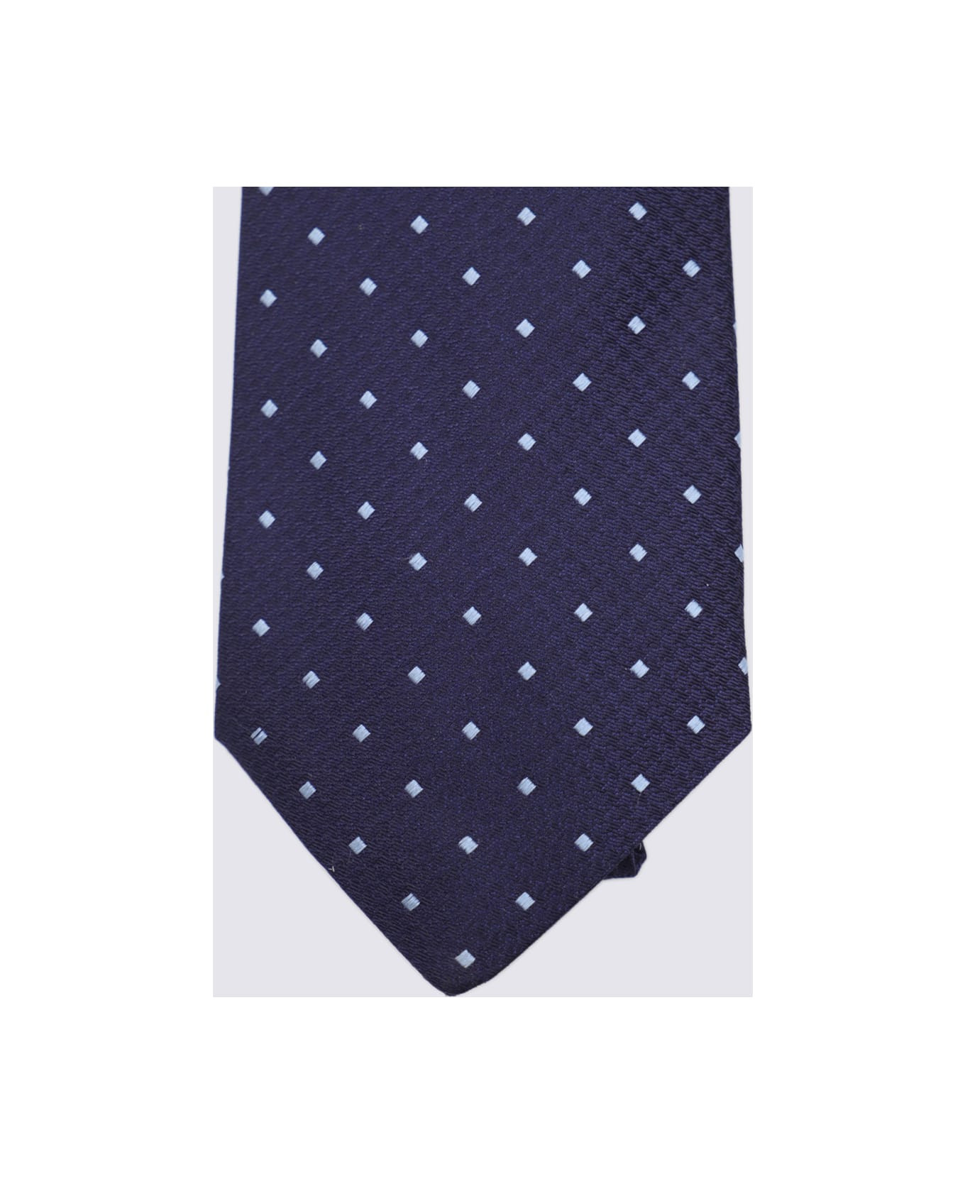 Blue Wool Tie - 2