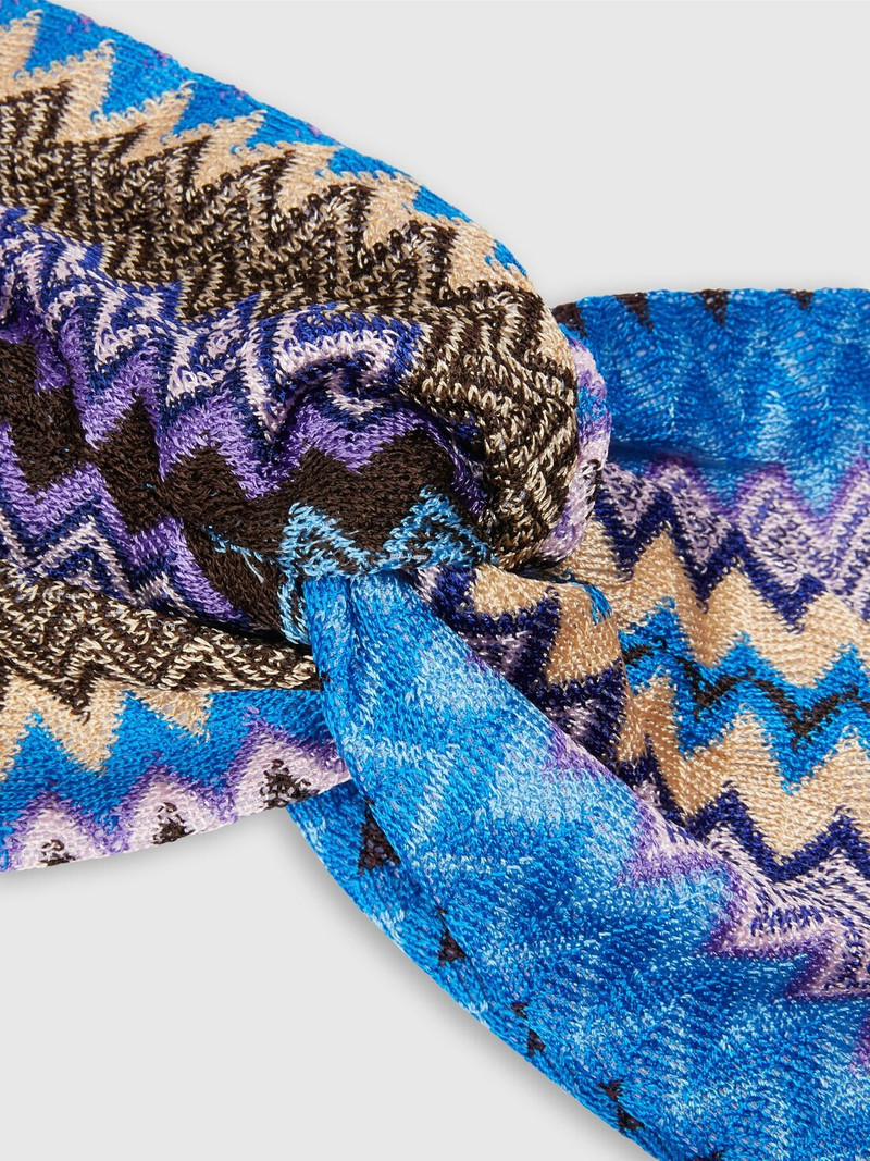 Missoni Zig zag viscose headband outlook