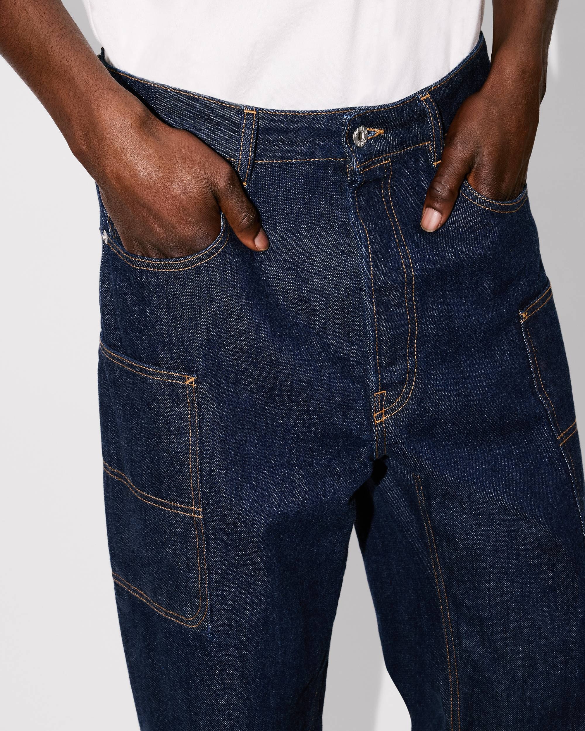 Cargo monkey fit jeans in Japanese denim - 6