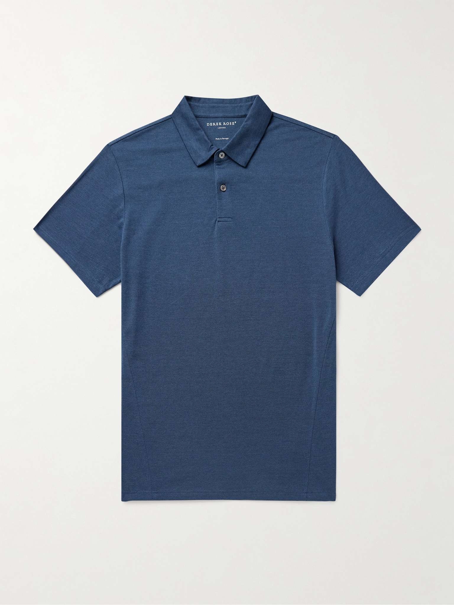 Ramsay 1 Stretch-Cotton and TENCEL™ Lyocell-Blend Piqué Polo Shirt - 1