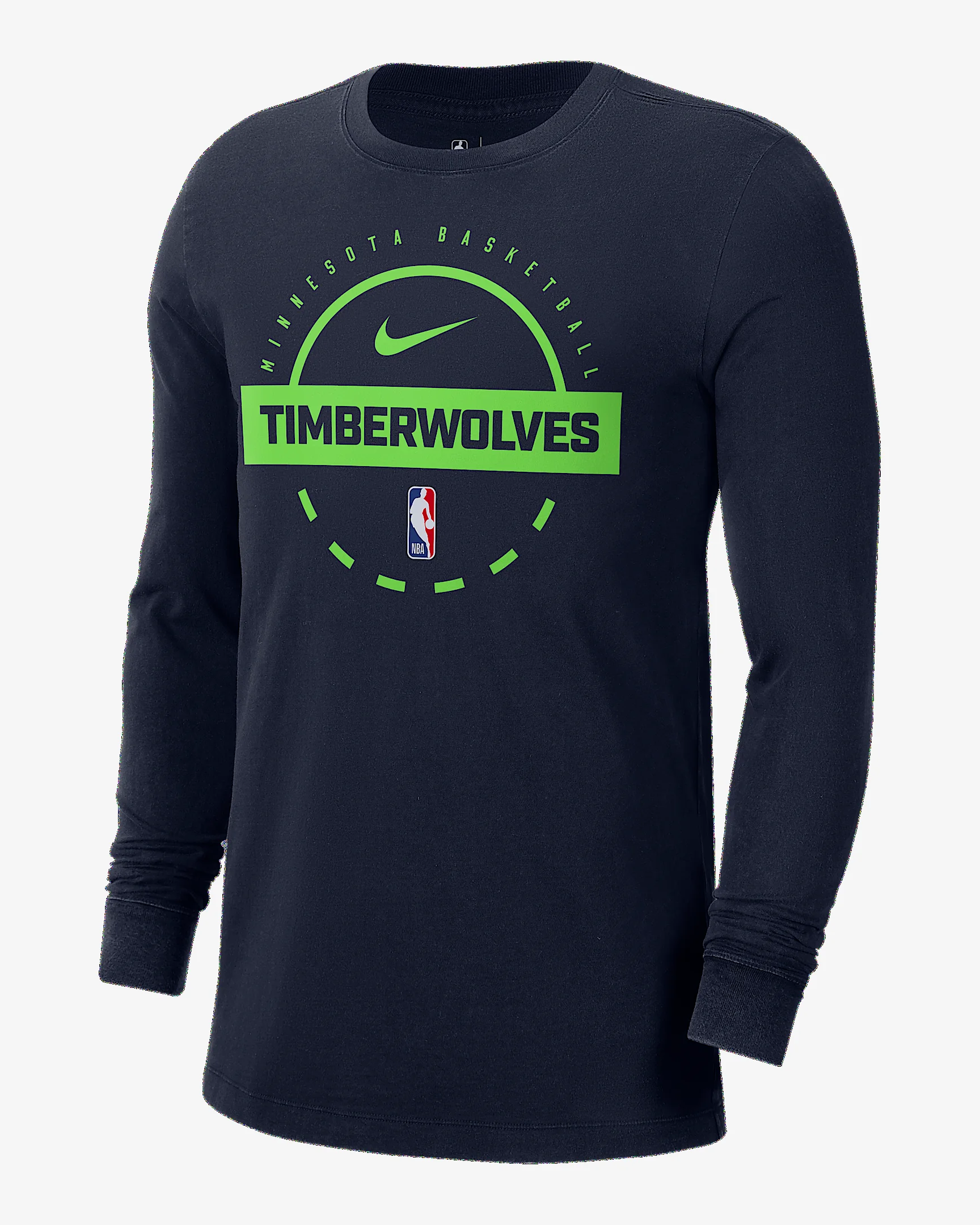 Minnesota Timberwolves Men's Nike NBA Practice Long-Sleeve T-Shirt - 1