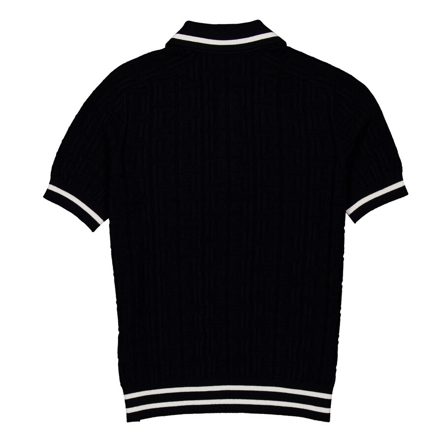 Balmain Knitted Wool Polo Shirt - 6