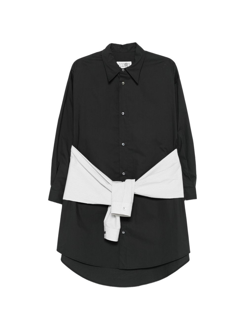 striped-sleeves shirt 1