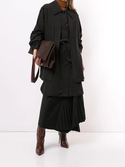 Lemaire layered single-breasted coat outlook