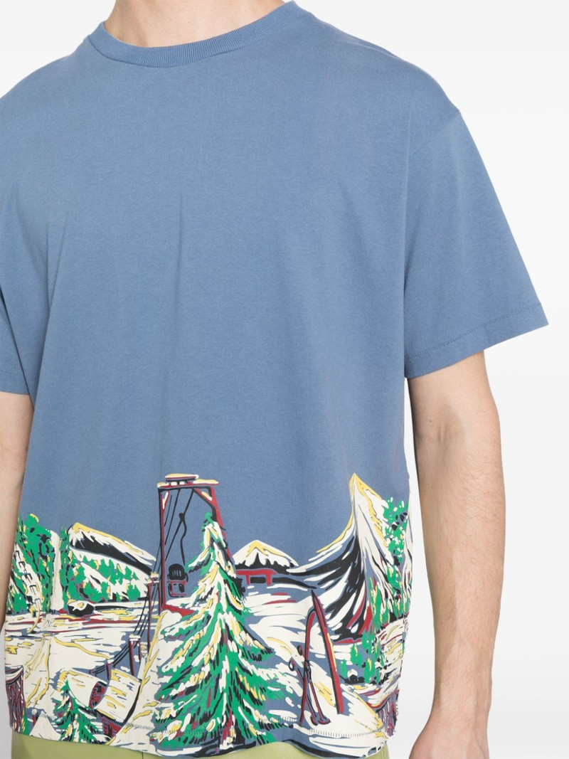 Ski Lift cotton T-shirt 5