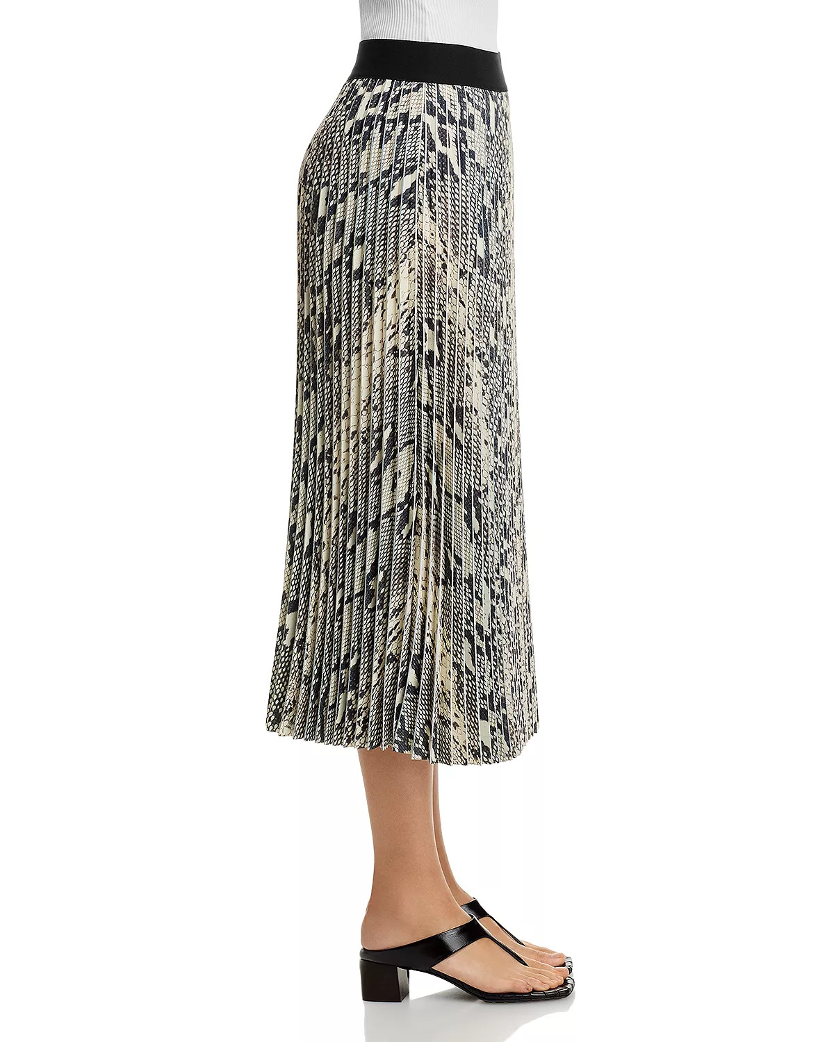 Indira Pleated Midi Skirt - 4
