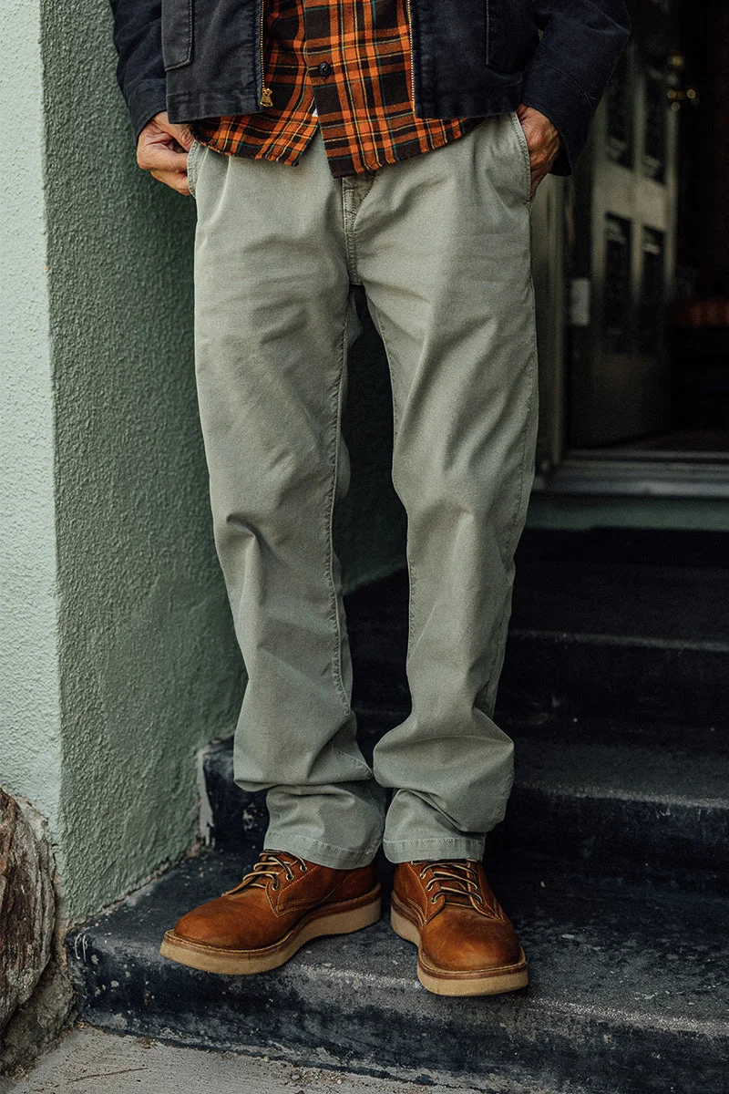 The Pipe Straight Oxford Chino - Sandstone - 1